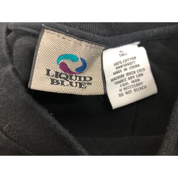 Shut Up and Ride Skeleton Motorcycle Shirt Big XL Tall Black Graphic Tee - Picture 3 of 5